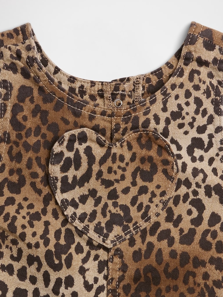 babyGap Leopard Print Denim Skirtall