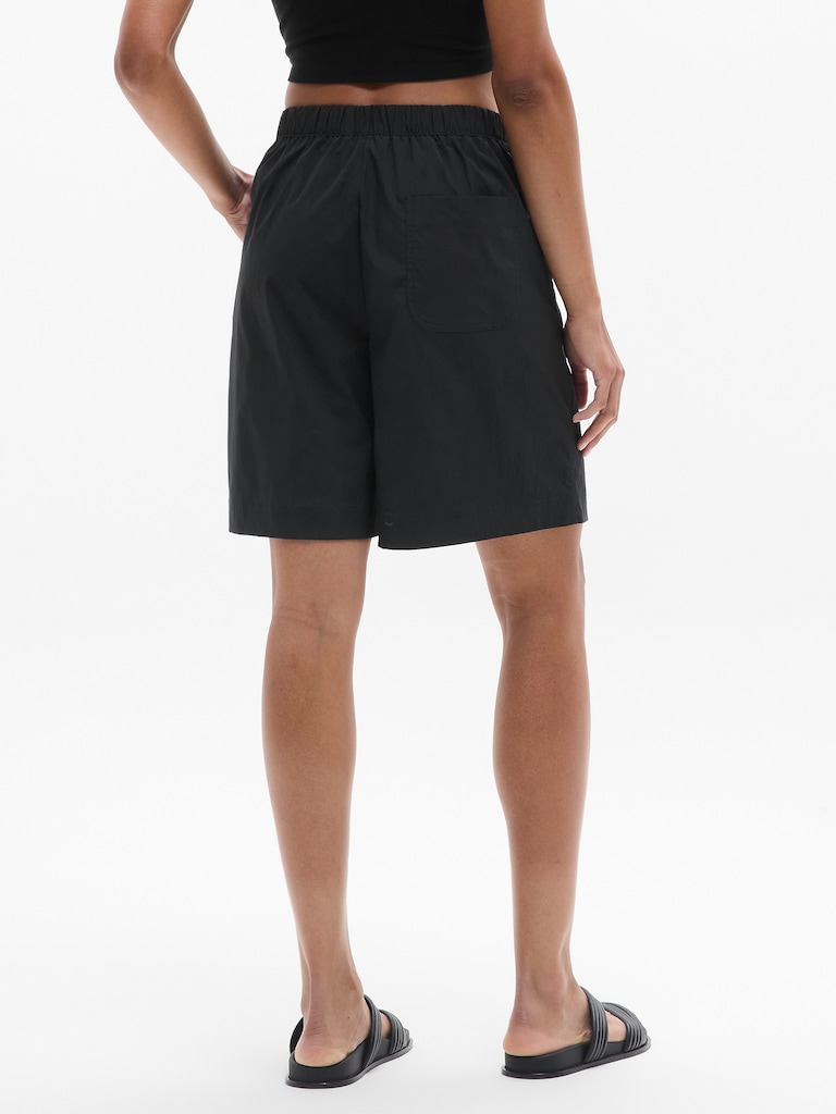 Drift Mid Rise Poplin Bermuda Short