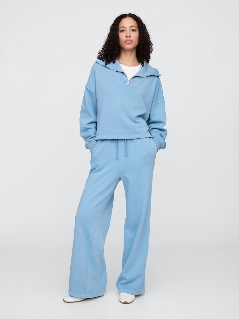 Oversized Quarter-Zip Sweatshirt