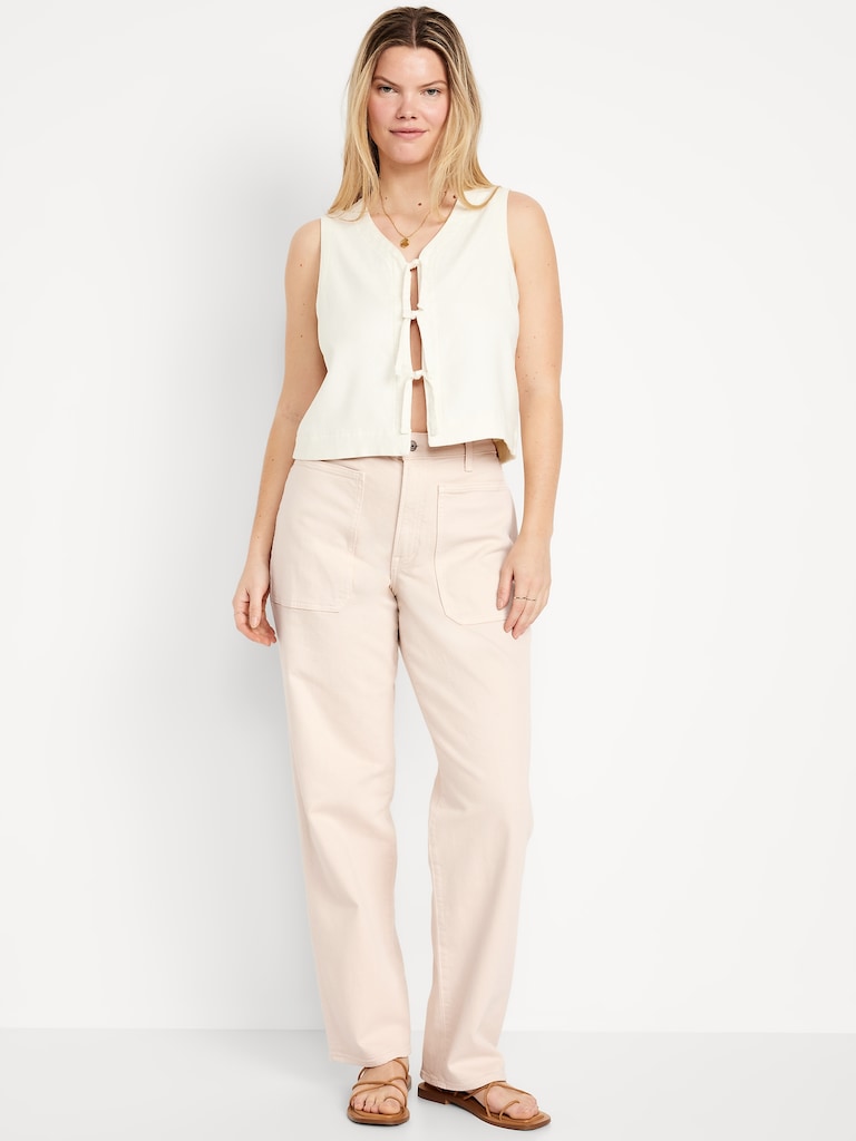 High-Waisted OG Loose Utility Jeans