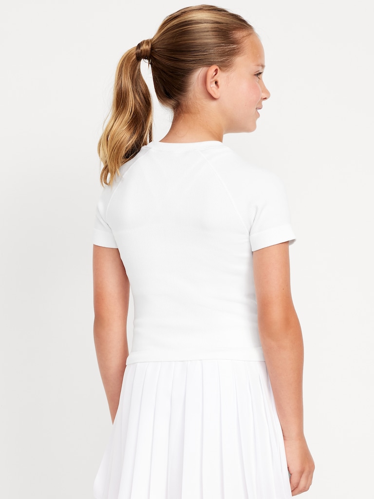 Fitted Seamless Performance Top for Girls