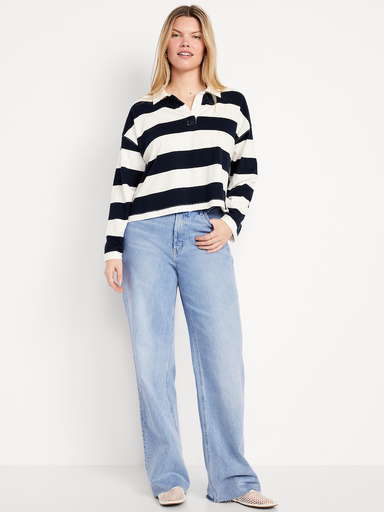 Extra High-Waisted Wide-Leg Jeans