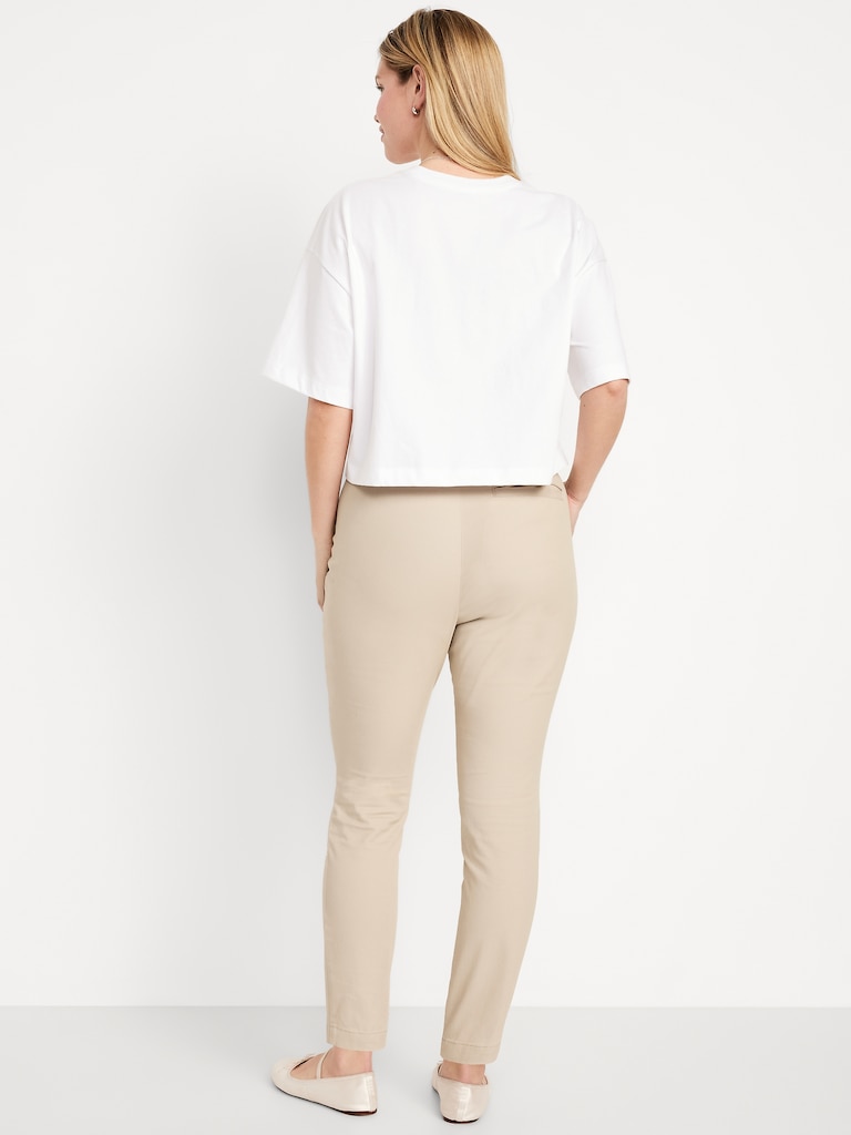 High-Waisted Uniform Skinny Pants