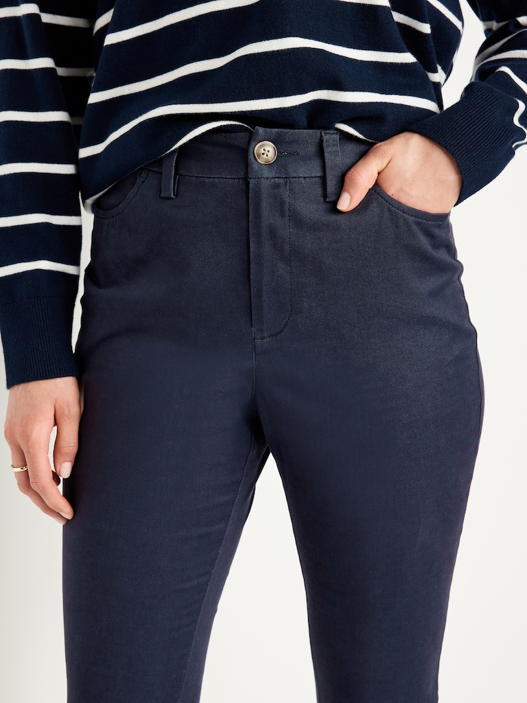 High-Waisted Uniform Skinny Pants