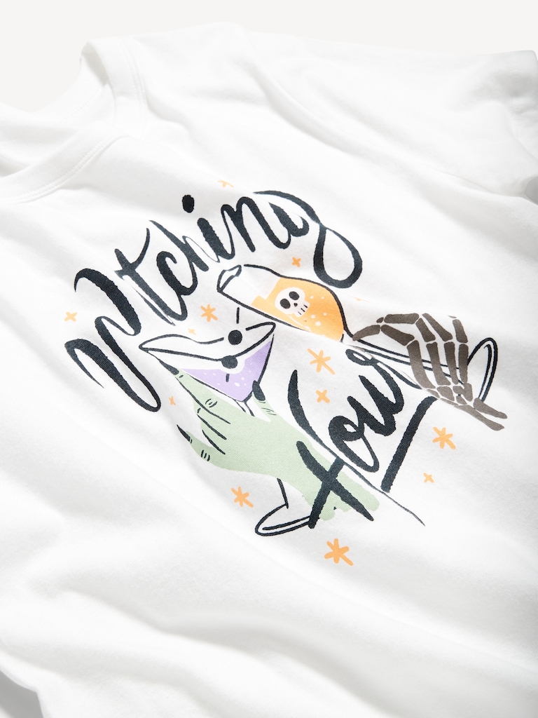 EveryWear Crew-Neck Graphic T-Shirt