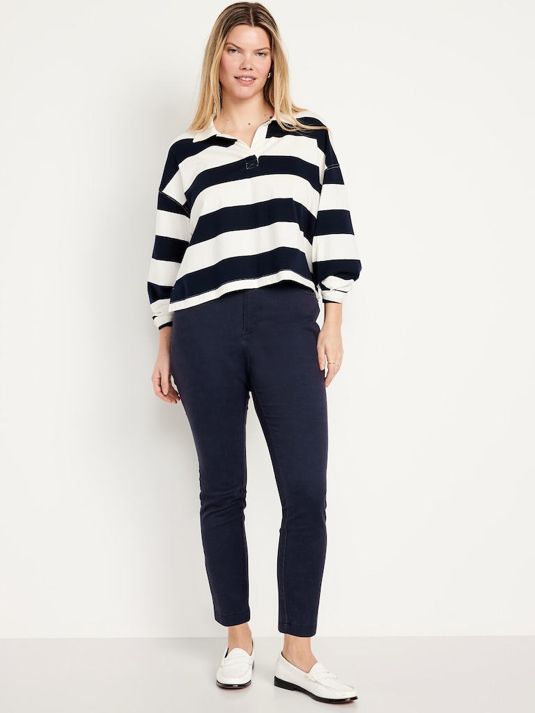High-Waisted Uniform Skinny Pants