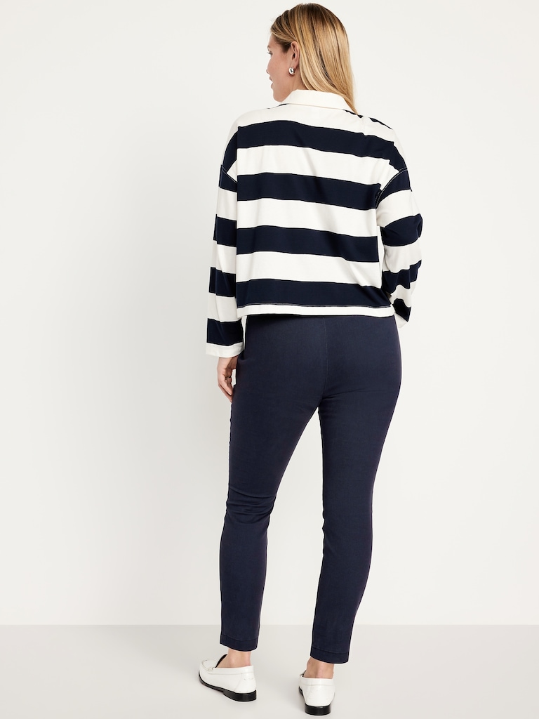 High-Waisted Uniform Skinny Pants