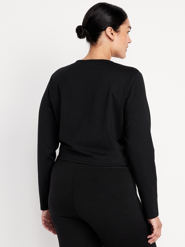 CloudComfy Cropped Cardigan