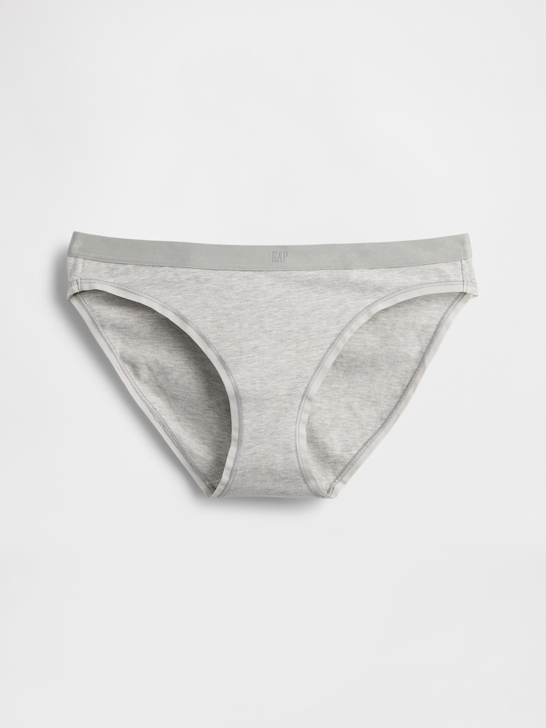 Organic Stretch Cotton Logo Bikini