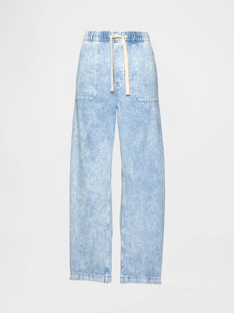High Rise Easy Barrel Jeans