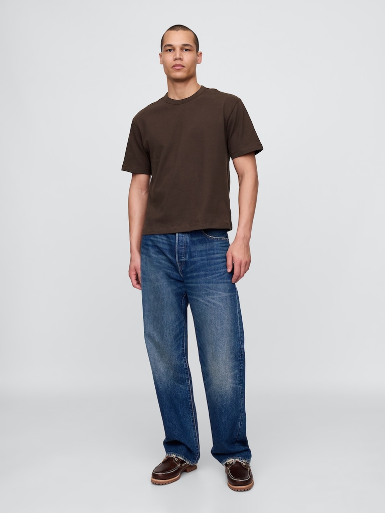 Adult Heavyweight Crop T-Shirt