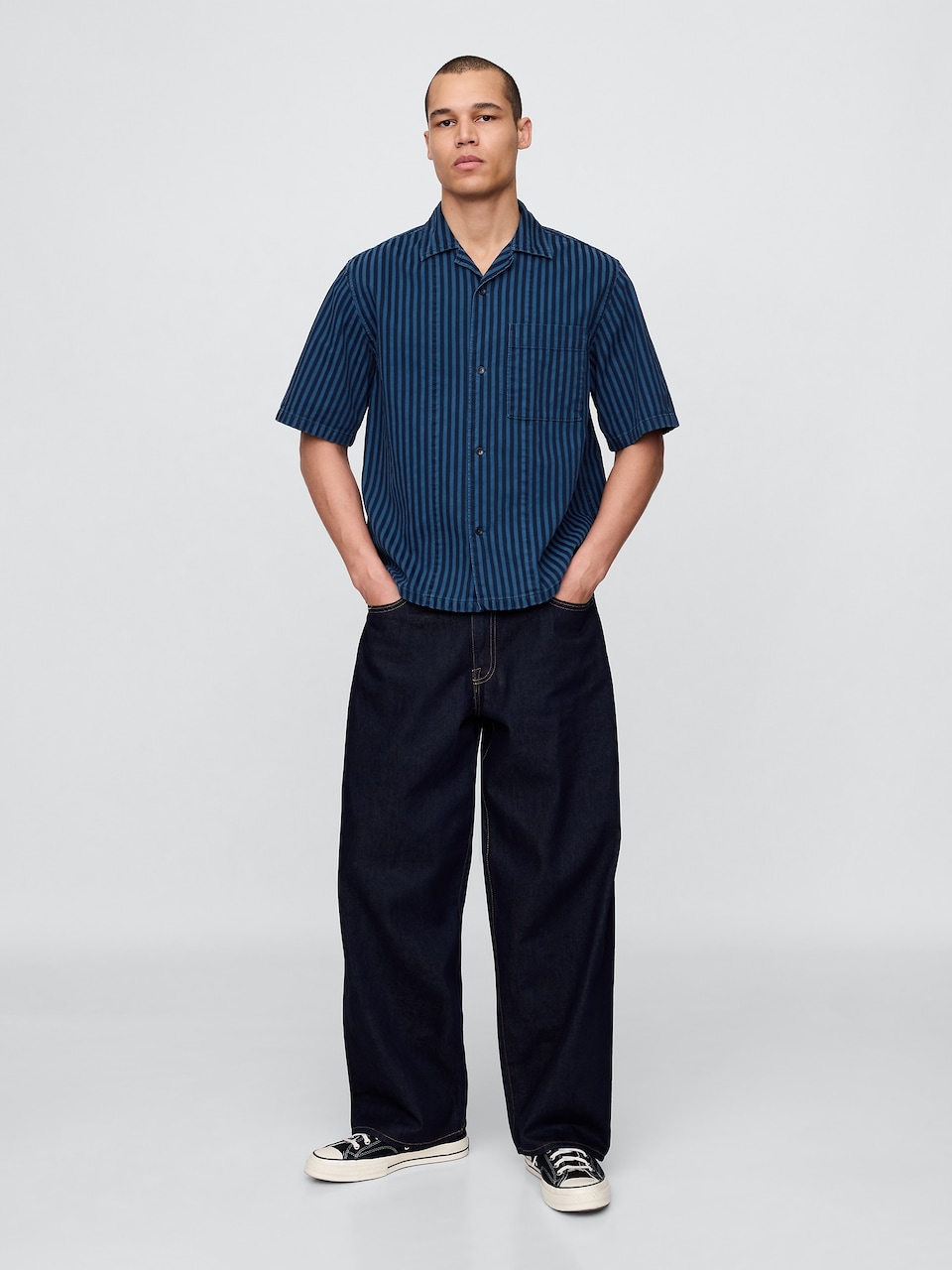 Denim Stripe Shirt