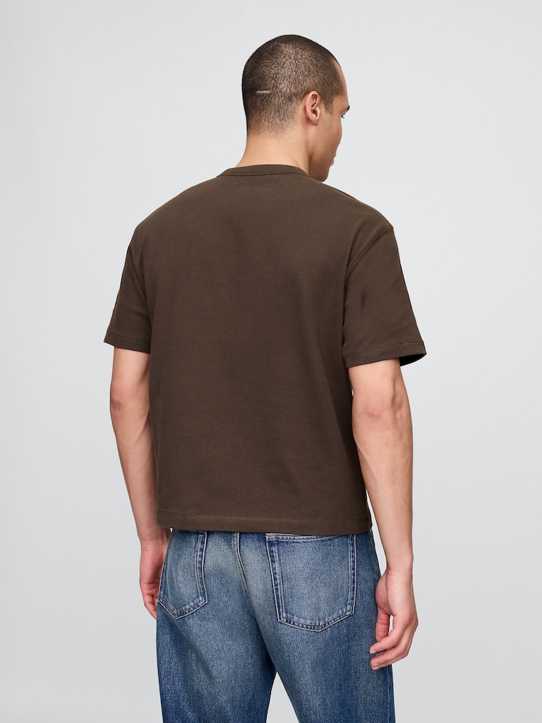Adult Heavyweight Crop T-Shirt