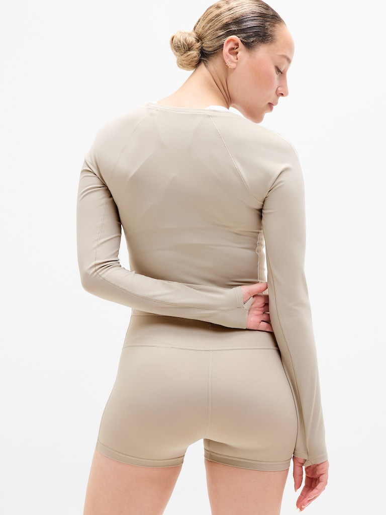 Transcend Contrast Stitch Top