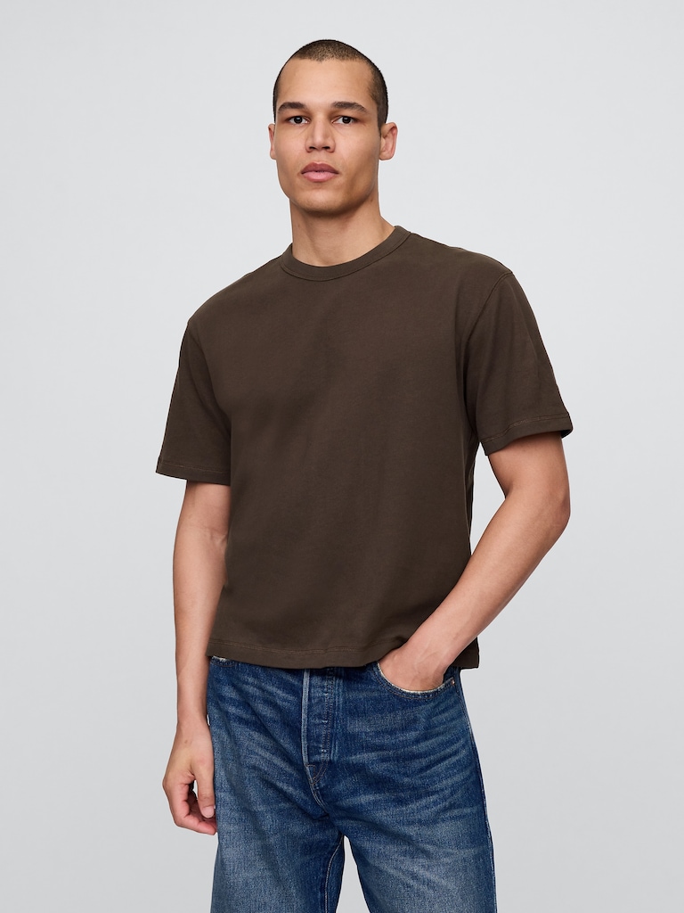 Adult Heavyweight Crop T-Shirt