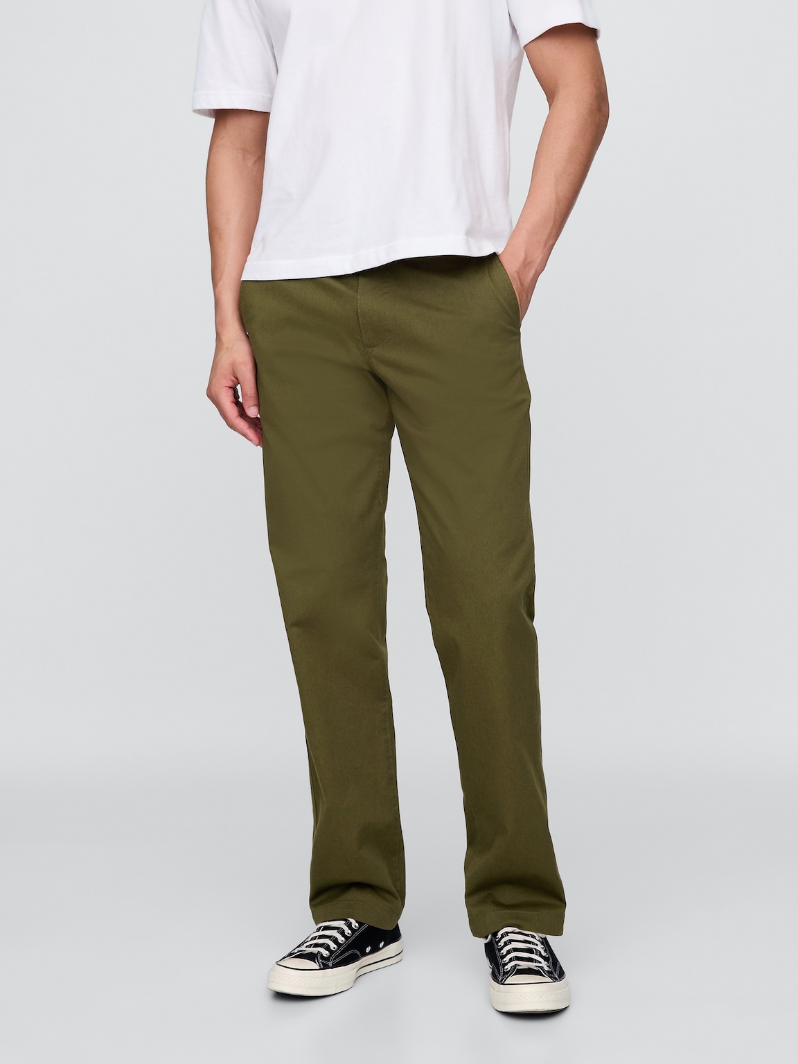 Modern Straight Khakis