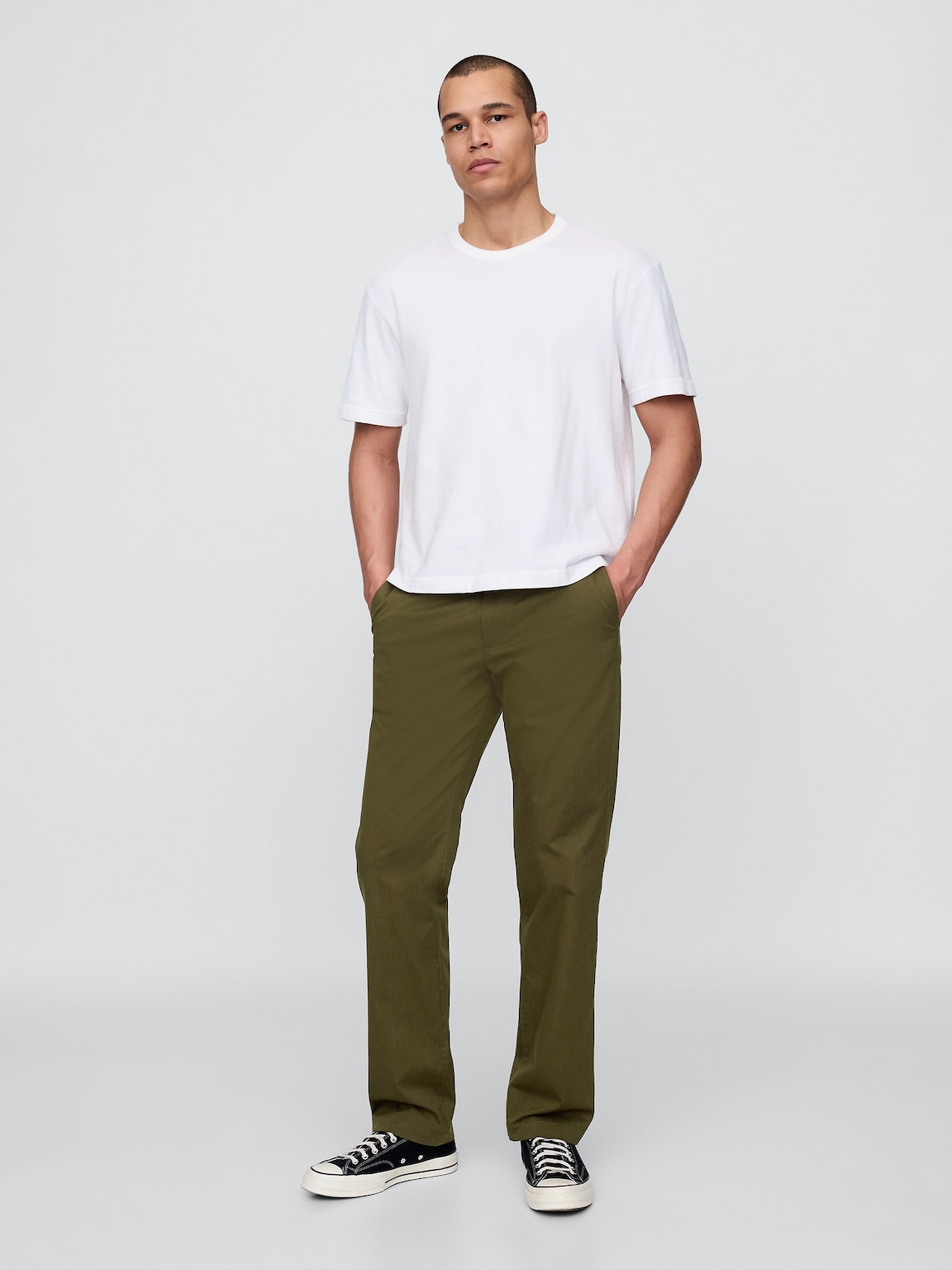 Modern Straight Khakis