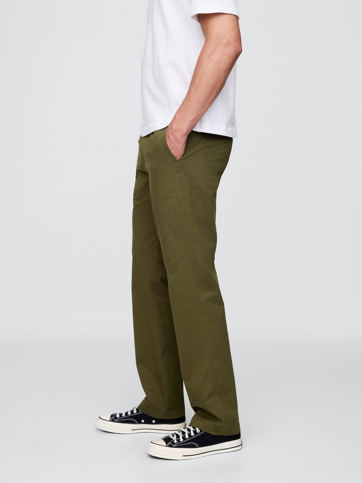 Modern Straight Khakis