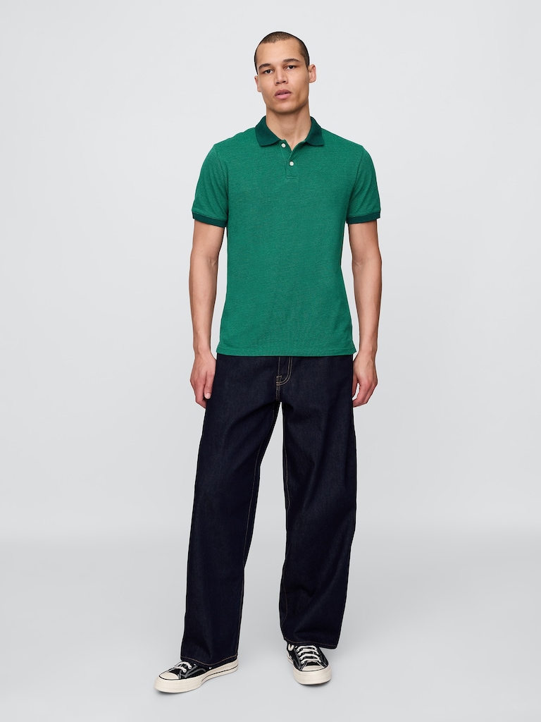 Pique Polo Shirt