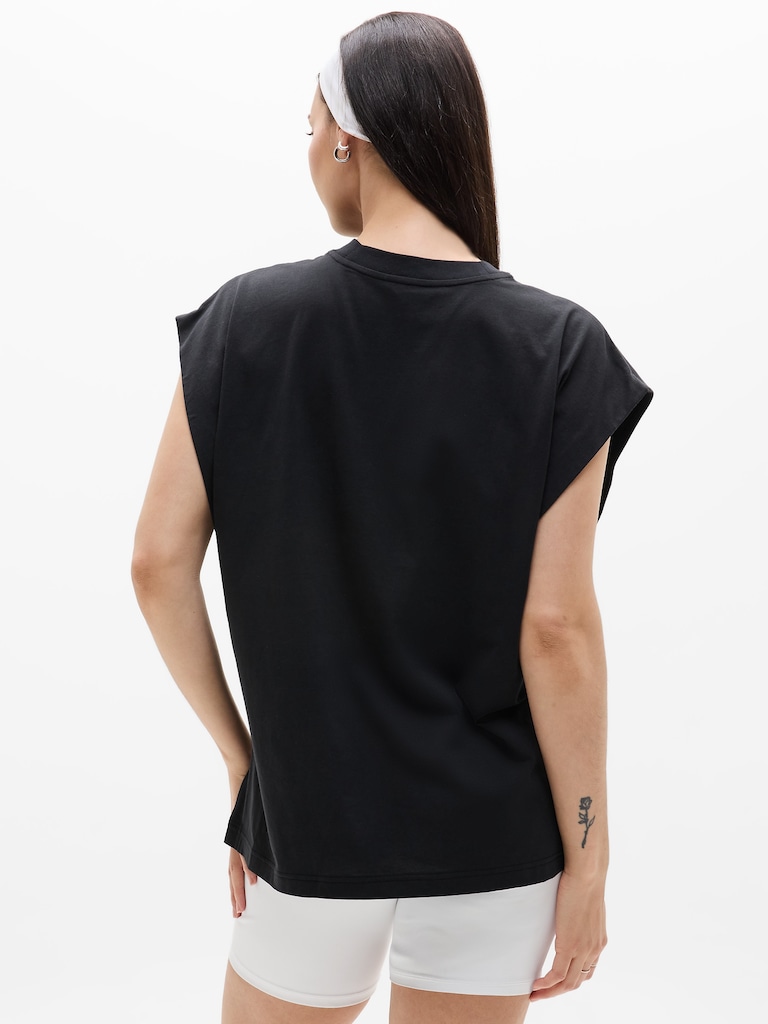 True Cotton Oversized Muscle Tee