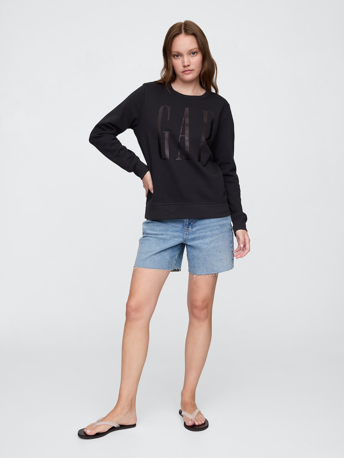 Relaxed Gap Logo Sweatshirt