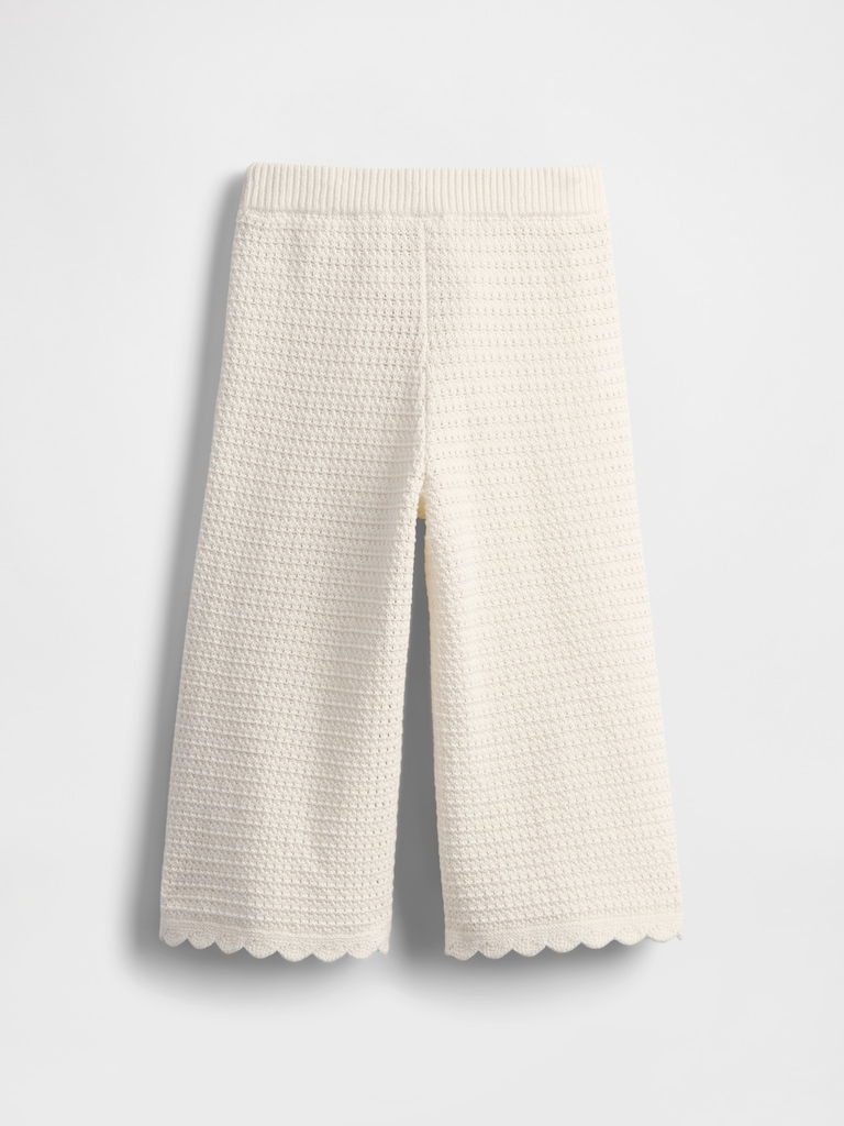 Baby & Toddler Crochet Wide-Leg Pants