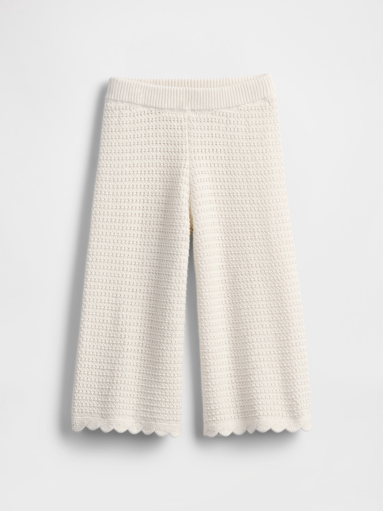 Baby & Toddler Crochet Wide-Leg Pants