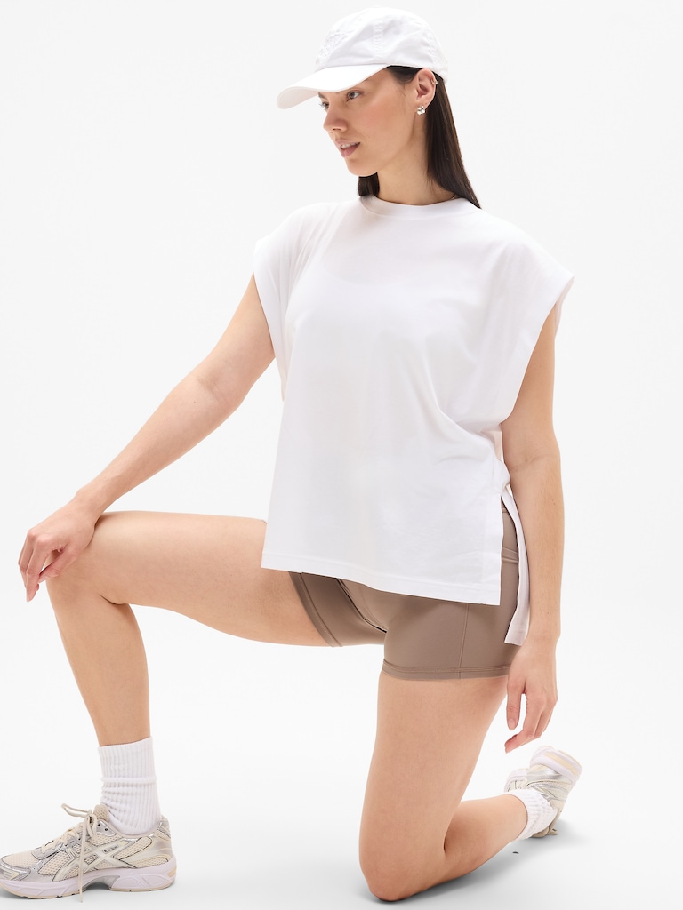 True Cotton Oversized Muscle Tee