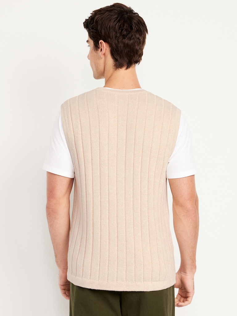 Ribbed Sweater Vest