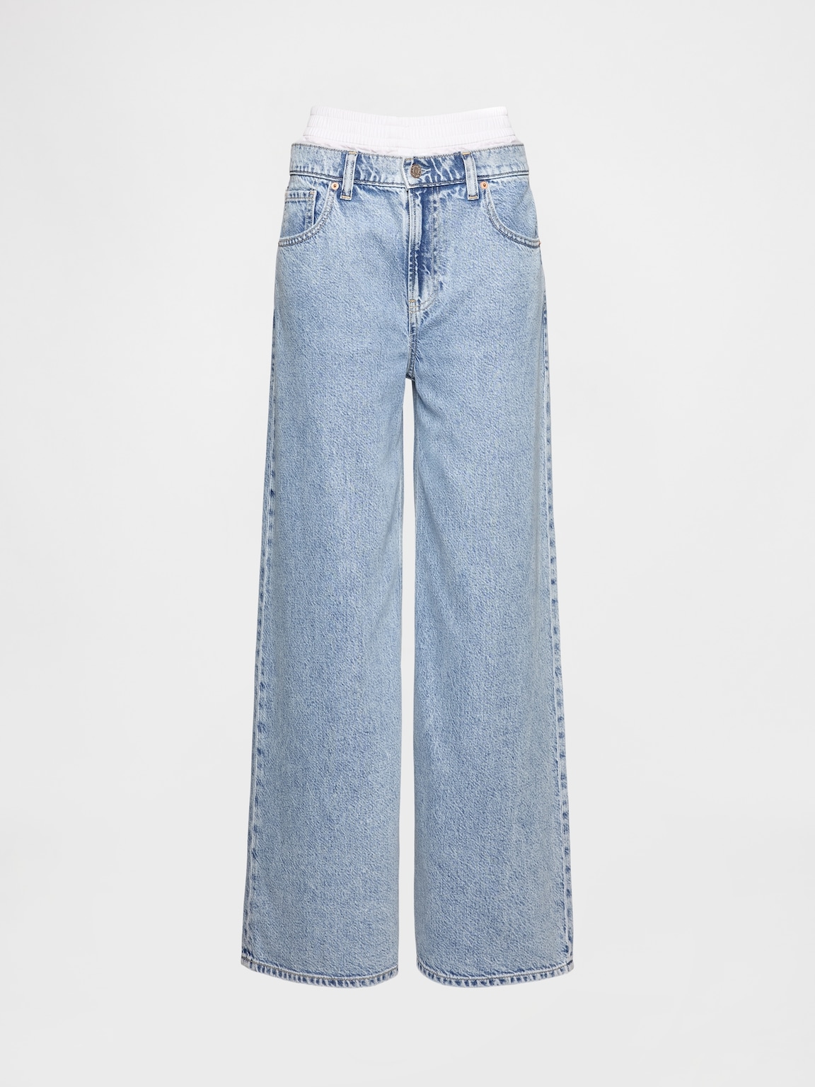 Mid Rise UltraSoft Boxer Baggy Jeans