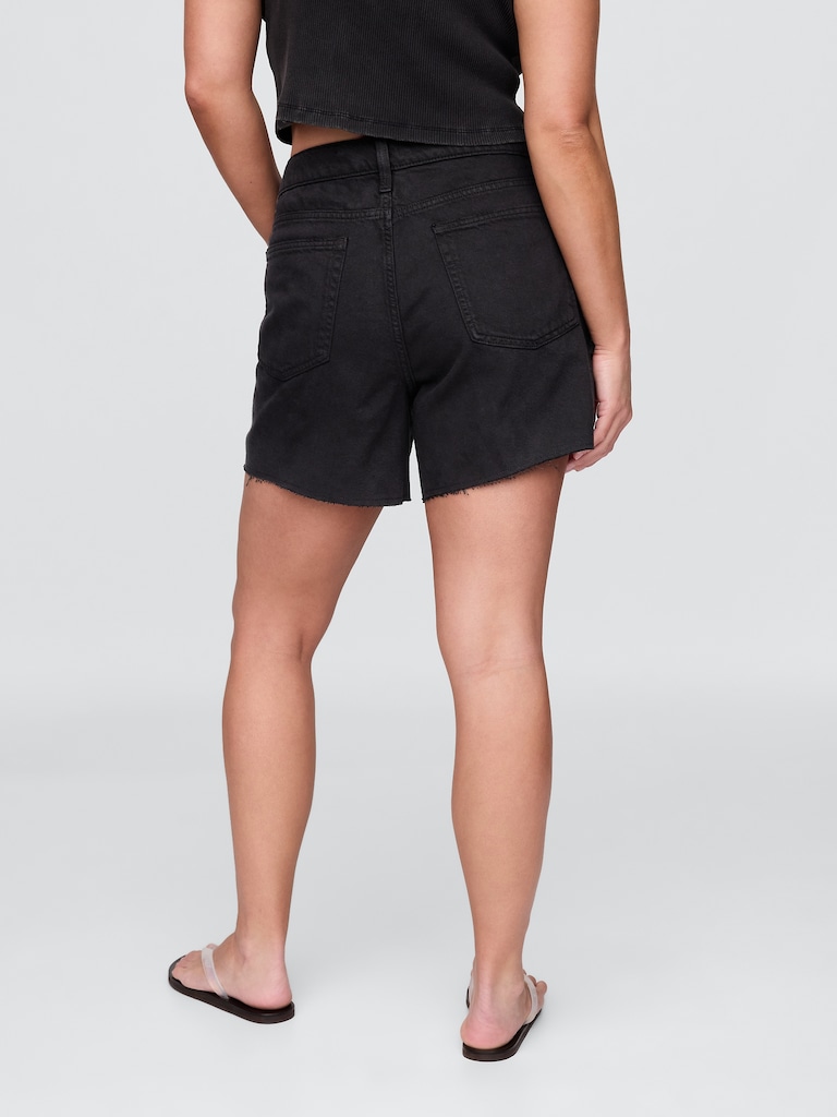 4" Mid Rise UltraSoft Relaxed Cutoff Shorts