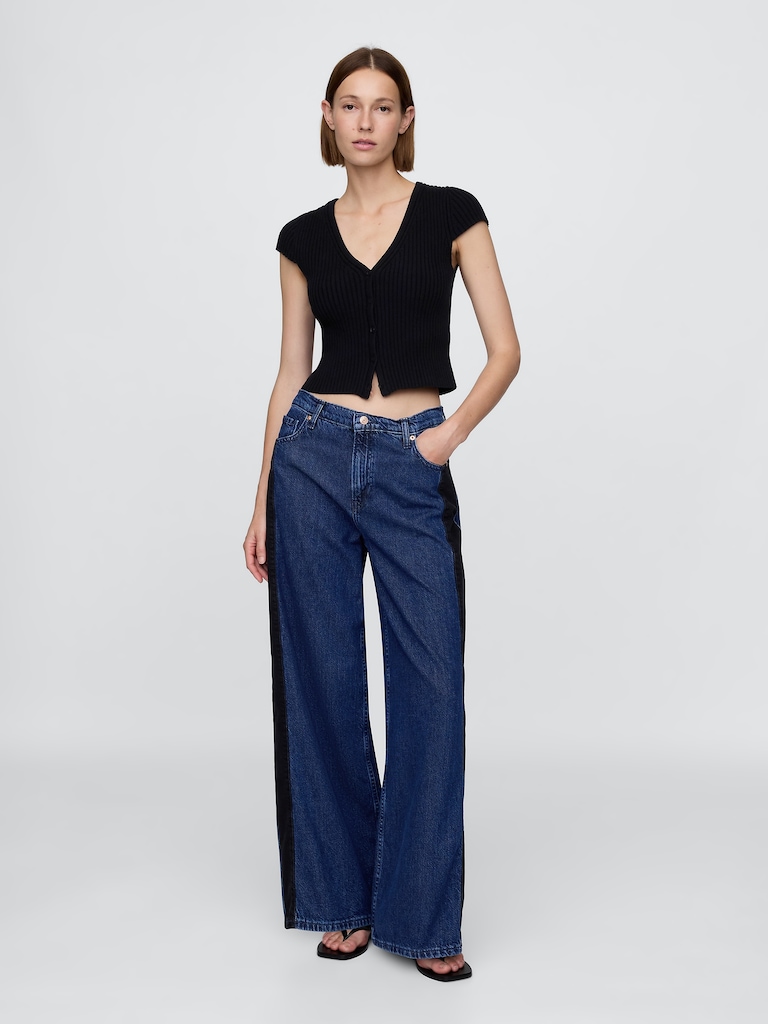 Mid Rise UltraSoft Baggy Jeans