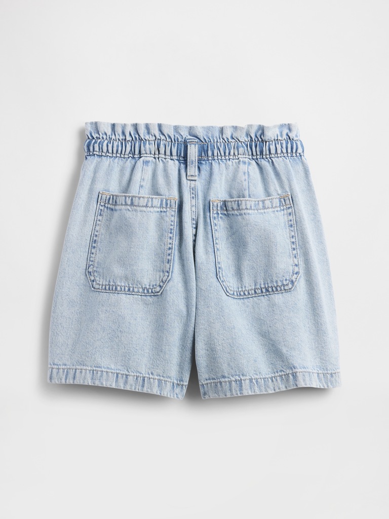 Kids High Rise Relaxed Pull-On Utility Shorts