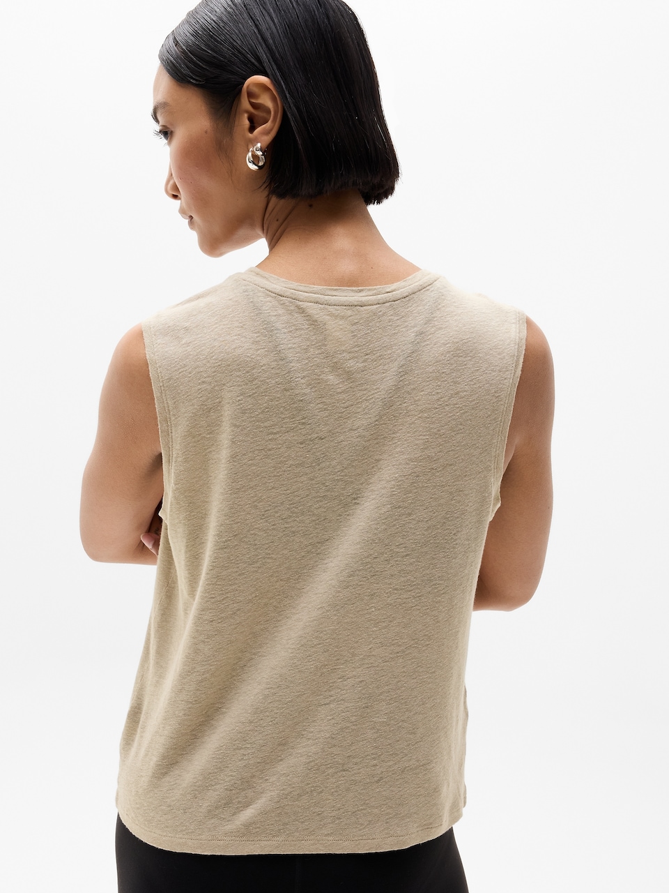 Getaway Linen Blend Muscle Tank