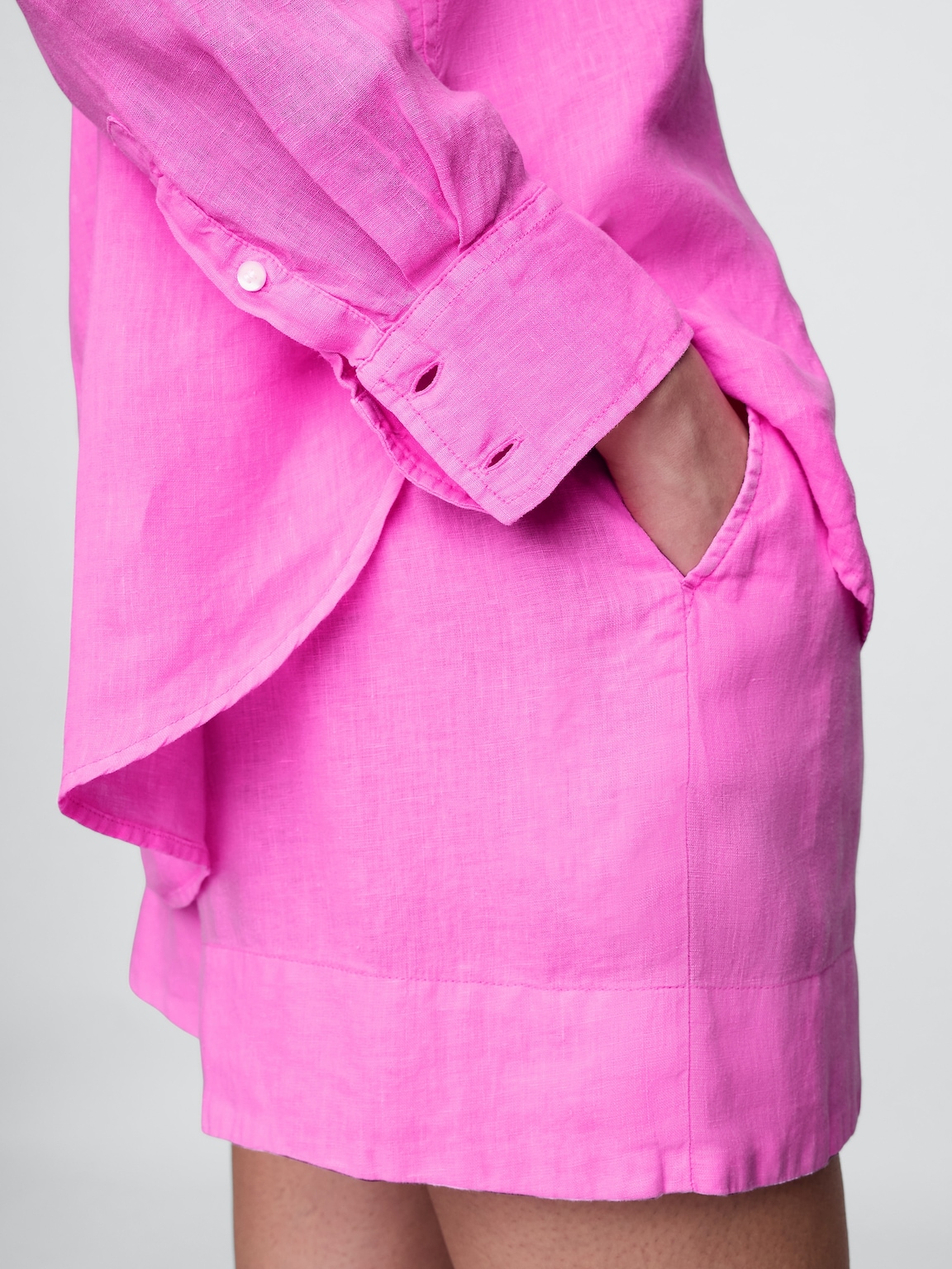 100% Linen Oversized Shirt