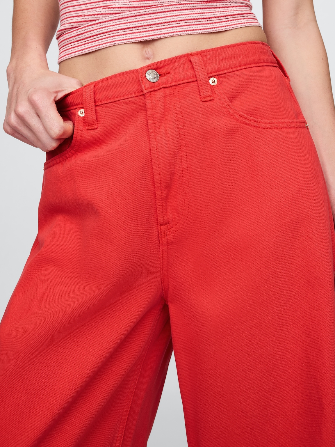 High Rise UltraSoft Horseshoe Jeans