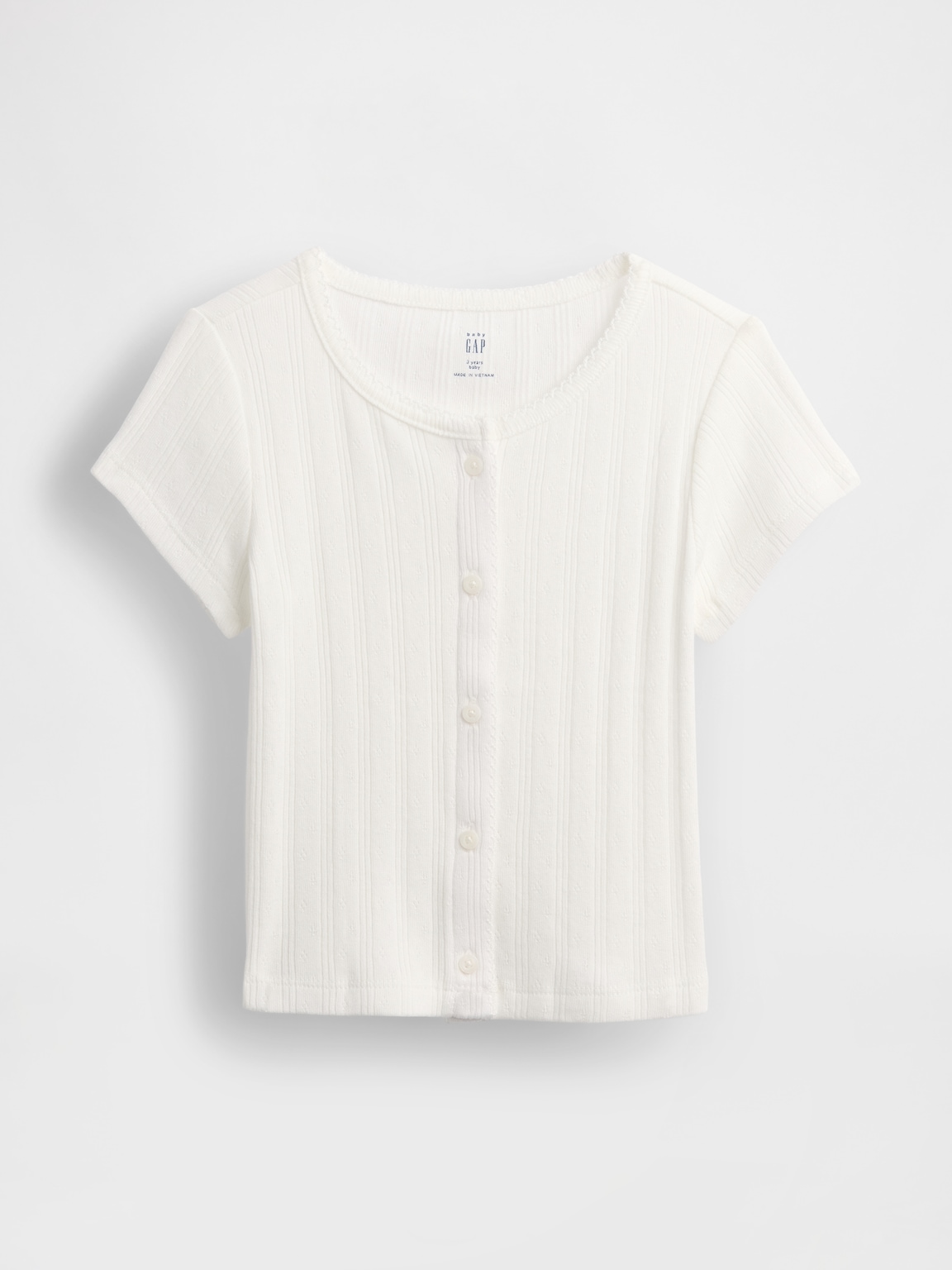 Baby & Toddler Pointelle Rib Top