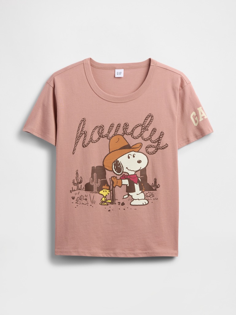 Peanuts Shrunken Graphic T-Shirt