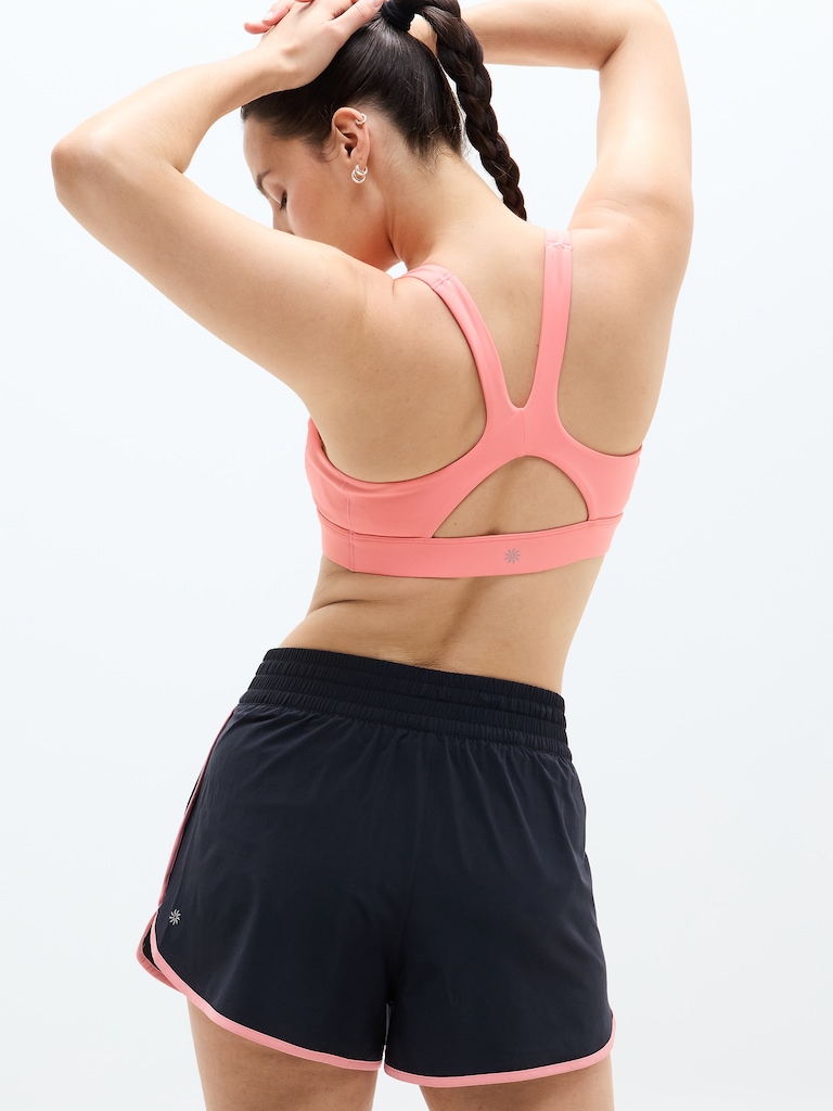 Weekender High Rise 3" Stripe Run Short