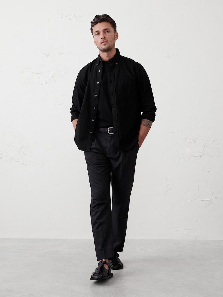 Standard-Fit Premium Wash Crew-Neck T-Shirt