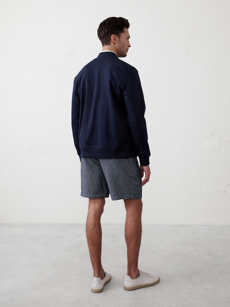 Luxe Touch Bomber Jacket