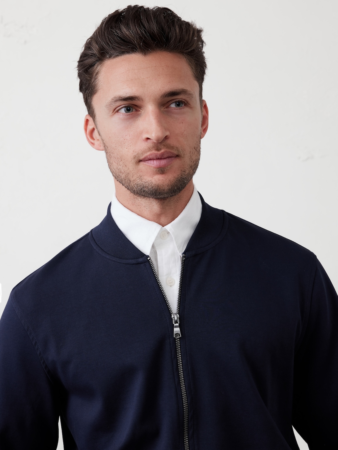 Luxe Touch Bomber Jacket