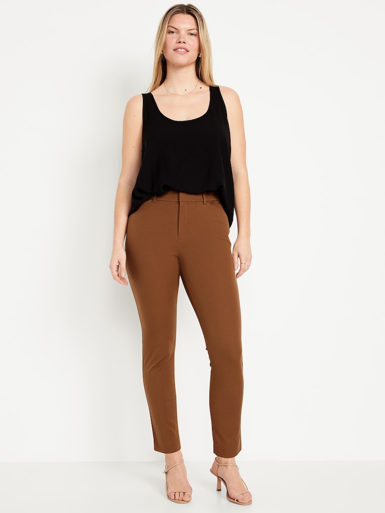 High-Waisted Pixie Skinny Ankle Pants