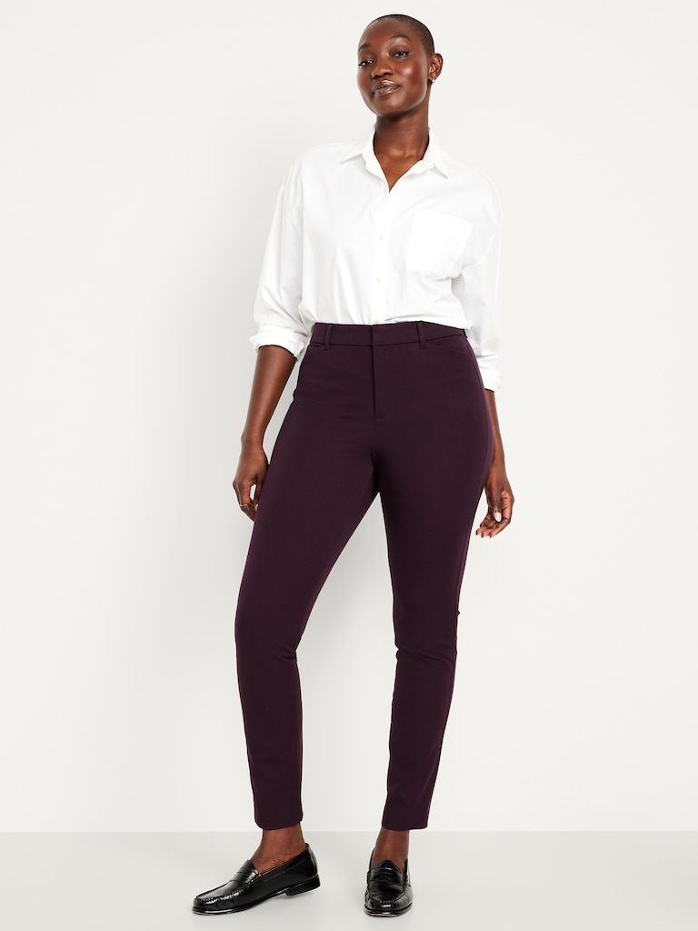 High-Waisted Pixie Skinny Ankle Pants