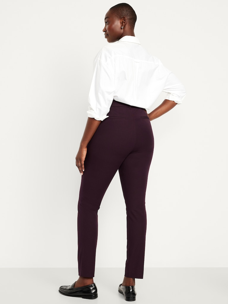 High-Waisted Pixie Skinny Ankle Pants