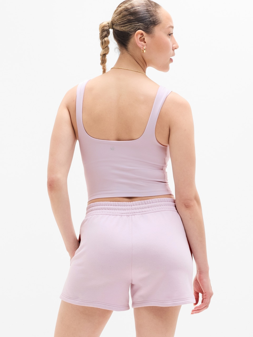 Forever Fleece Mid Rise 4" Short