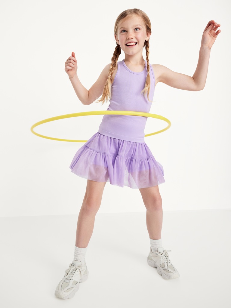 High-Waisted PowerSoft Tutu Skort for Girls