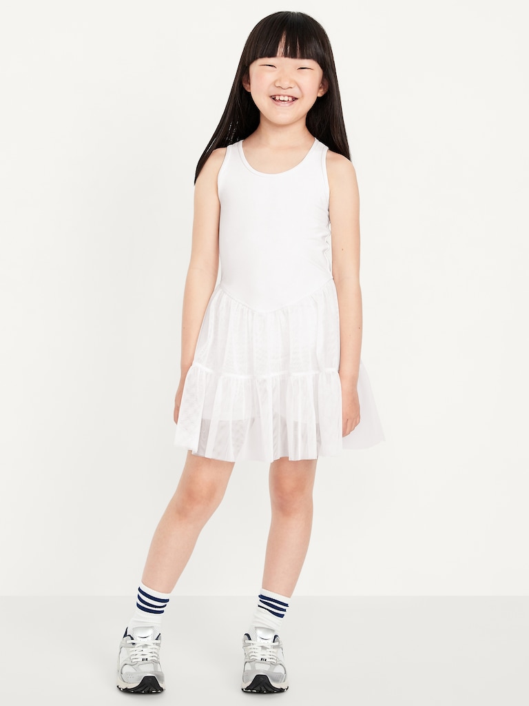 PowerSoft Sleeveless Tutu Athletic Dress for Girls