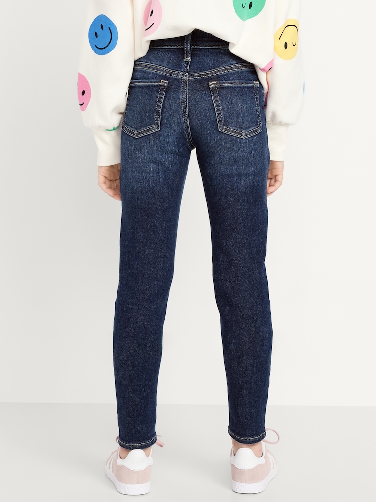 High-Waisted Rockstar 360° Stretch Jeggings for Girls