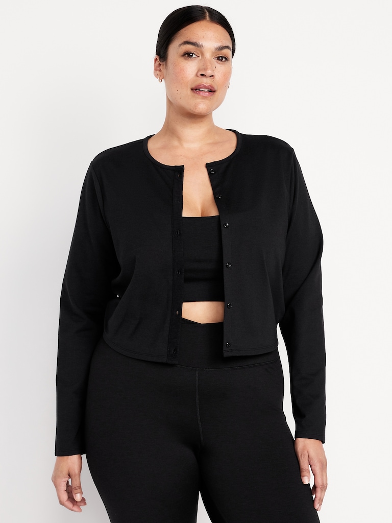 CloudComfy Cropped Cardigan